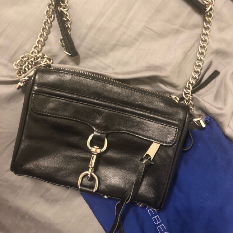 五金/皮稍微磨損7成新Rebecca Minkoff Mini Mac便宜賣