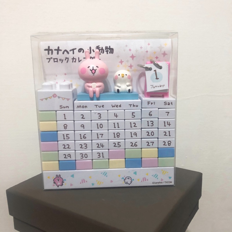 現貨 日本製卡娜赫拉積木造型日曆