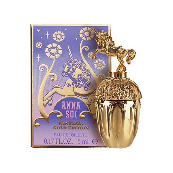 Anna sui 安娜蘇 童話金色獨角獸淡香水(5ml)【小三美日】空運禁送 DS005434