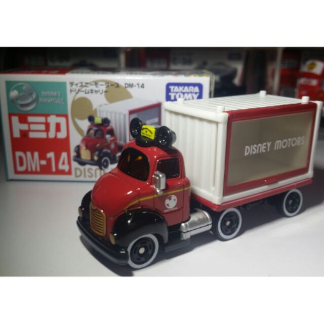 Tomica DM-14米老鼠米奇貨櫃車+DM-04三輪漢堡車
