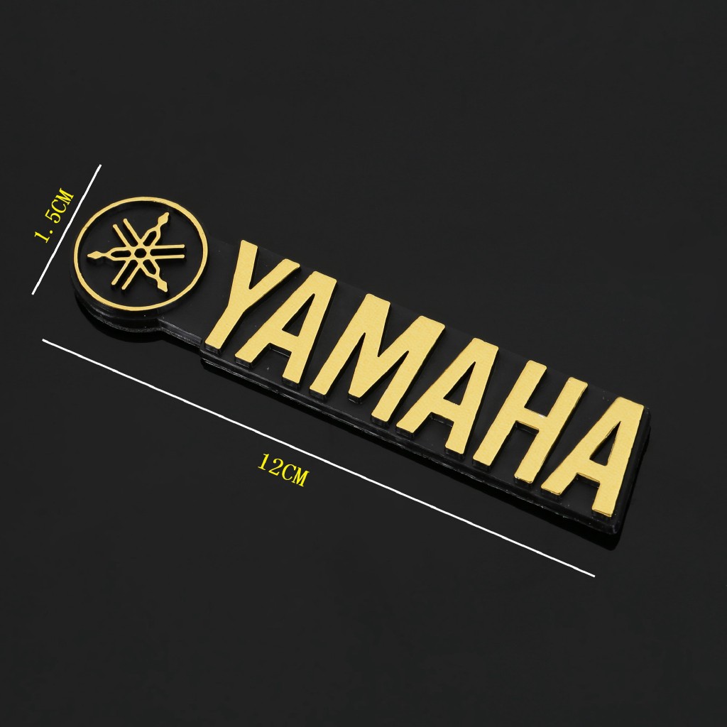 Chok型一對3d 立體yamaha 雅馬哈logo 機車標誌徽章摩托車貼紙貼花 蝦皮購物