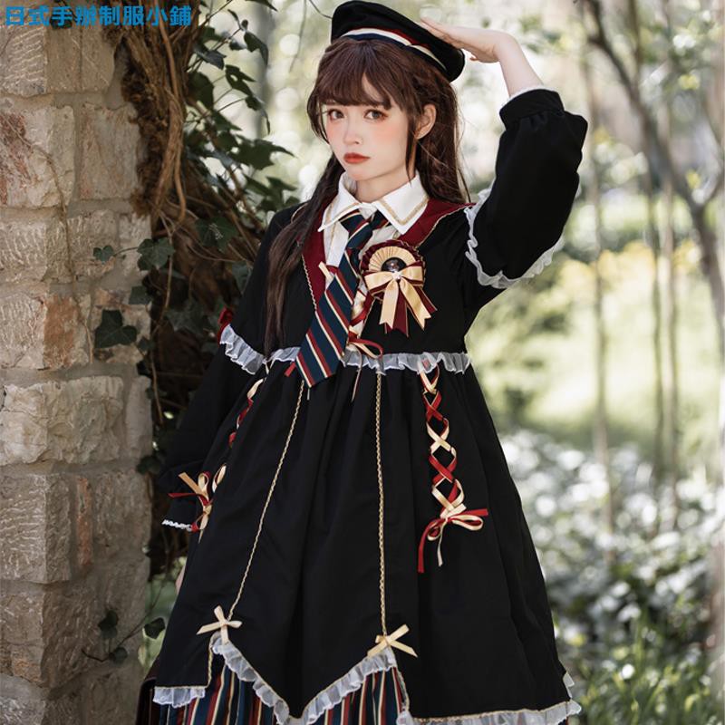 原創洛麗塔 魔法少女lolita洛麗塔裙子小女巫原創煉金連衣裙套裝正版op洋裝 蝦皮購物