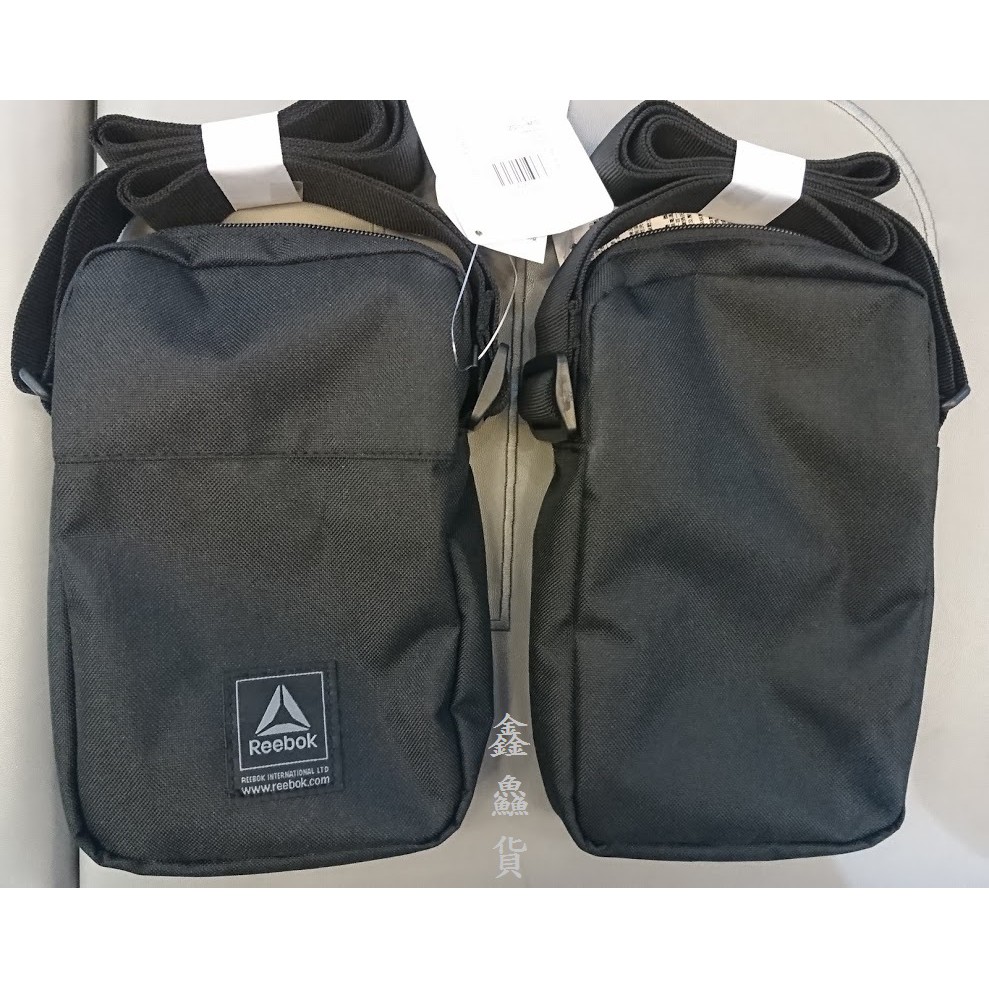 2019 八月 REEBOK WORKOUT READY CITY BAG 斜背包 側背包 小包 黑 EC5444