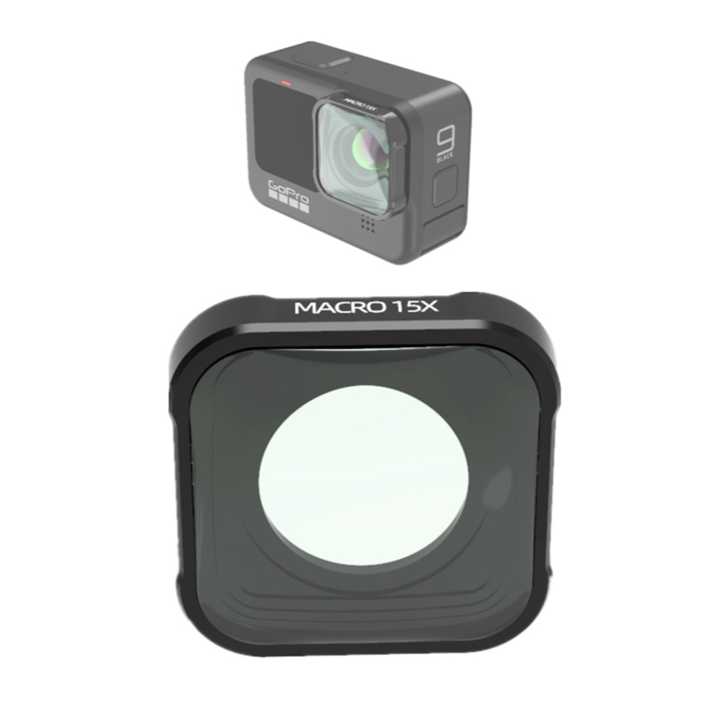 15X倍率 微距 濾鏡 近攝 特效 保護鏡頭 護蓋 更換件 適用 GoPro Hero 12 11 10 9 Black