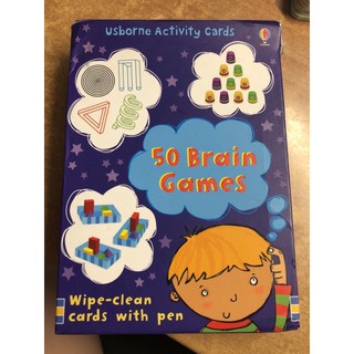 二手兒童腦力開發遊戲50 brain games