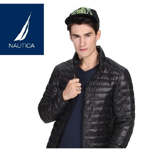 (Outlet清倉)Nautica packable down 80%羽絨外套 立領可壓縮