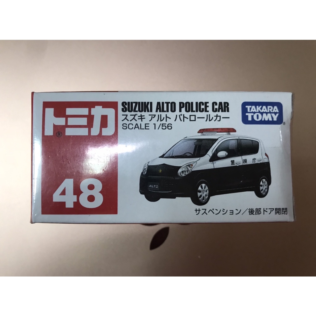 TOMICA 48 SUZUKI ALTO POLICE CAR  (全新封膜未拆但盒損) ＊現貨＊
