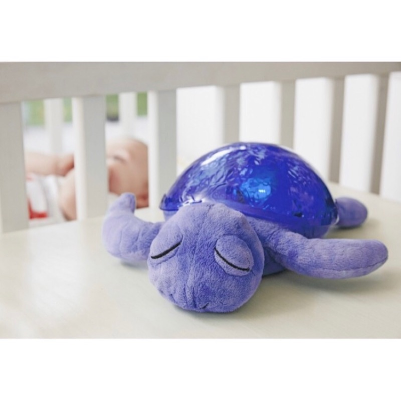 免運 / 美國 cloud b海洋星光奇幻波浪海龜  紫色 睡眠安撫玩偶 夜光海龜