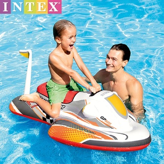 🚤【INTEX】💦 兒童水上摩託艇 充氣坐騎 泳圈 水上玩具 戲水玩具 游泳圈 浮板 玩水游泳圈 充氣艇 充氣浮板
