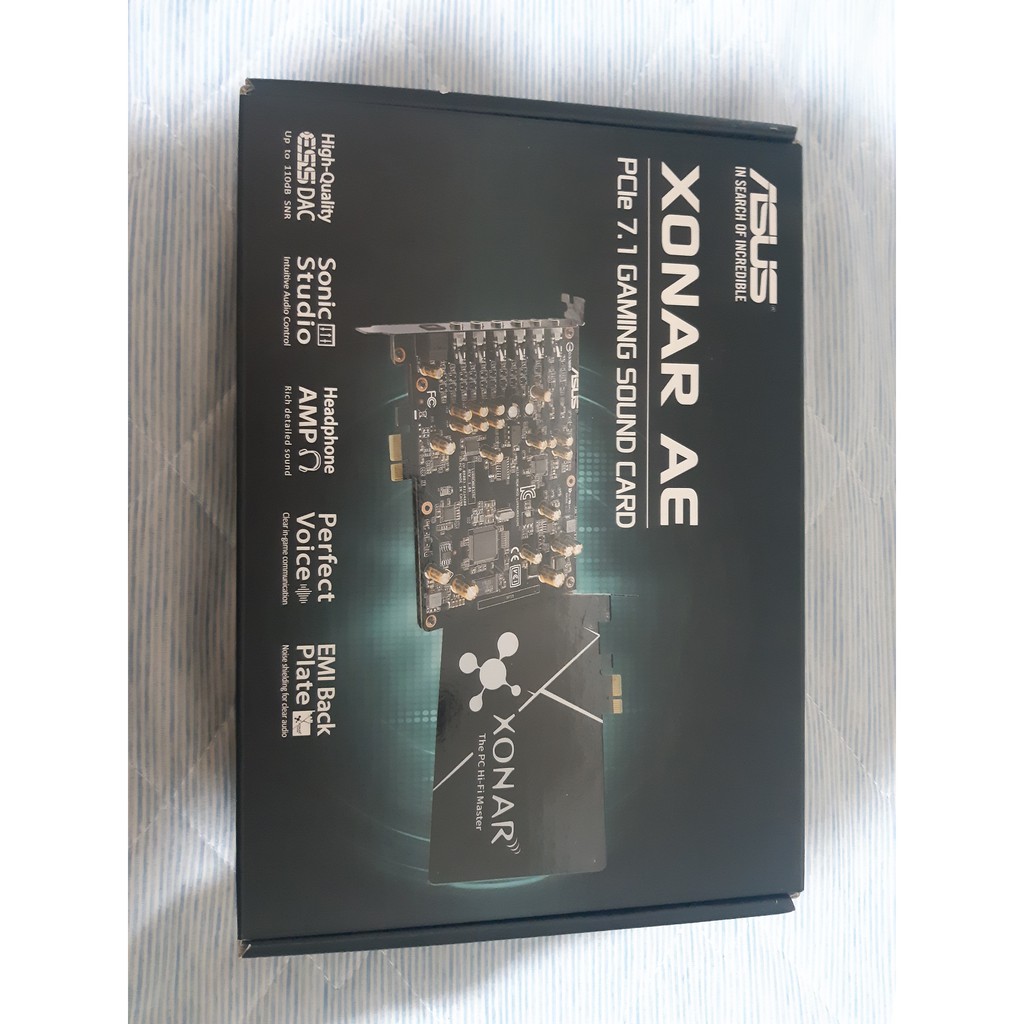 華碩ASUS Xonar AE 7.1聲道 PCI-E 電競音效卡/耳擴/DAC