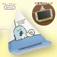 日本景品🌟 角落生物 沙發型 三角 手機座 無線充電座 5v/1A 貓咪 恐龍 蜥蜴 底面可當擦手機布