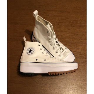 全新正品 Converse Run Star Hike 白色 厚底 鋸齒鞋 厚底 帆布鞋 166799C