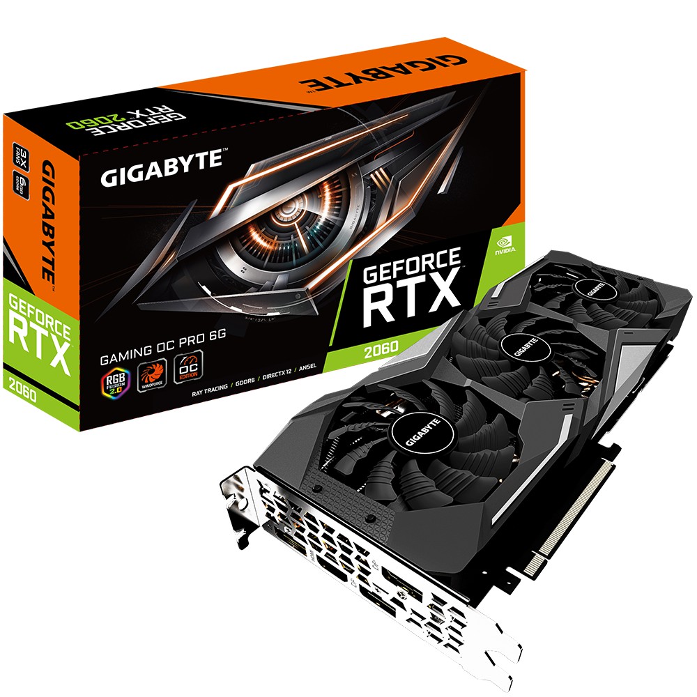 技嘉 RTX 2060 GAMING OC PRO 6G 三風扇 原廠備品 RGB 電競顯卡 1660TI 1660S