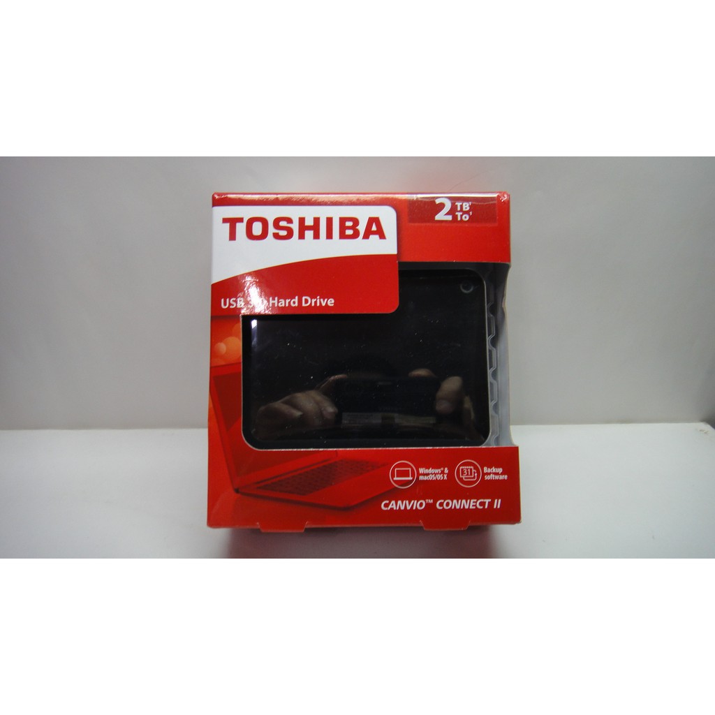 全新盒裝未拆封  東芝 TOSHIBA V8 2TB 2.5吋行動硬碟3年保固_只要2680元_黑色