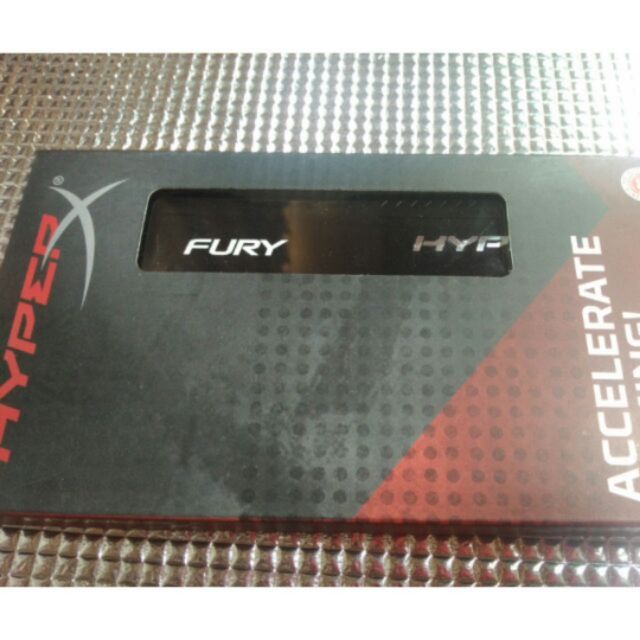 二手 金士頓 DDR4 2666 16g (8g *2)雙通道 黑色 HYPER X Fury 黑