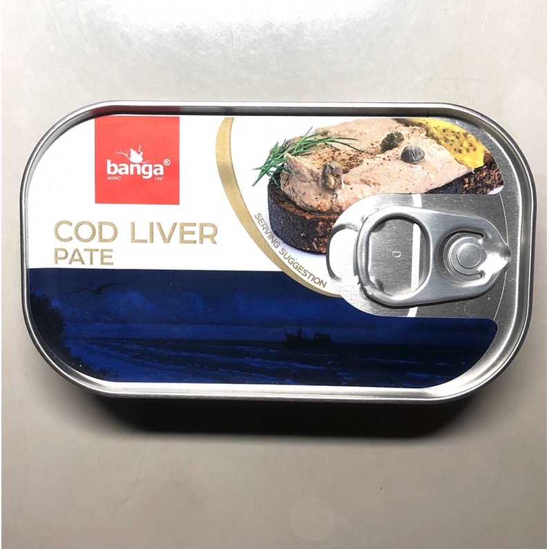 Banga鱈魚肝醬罐頭（冰島鱈魚肝醬罐頭）