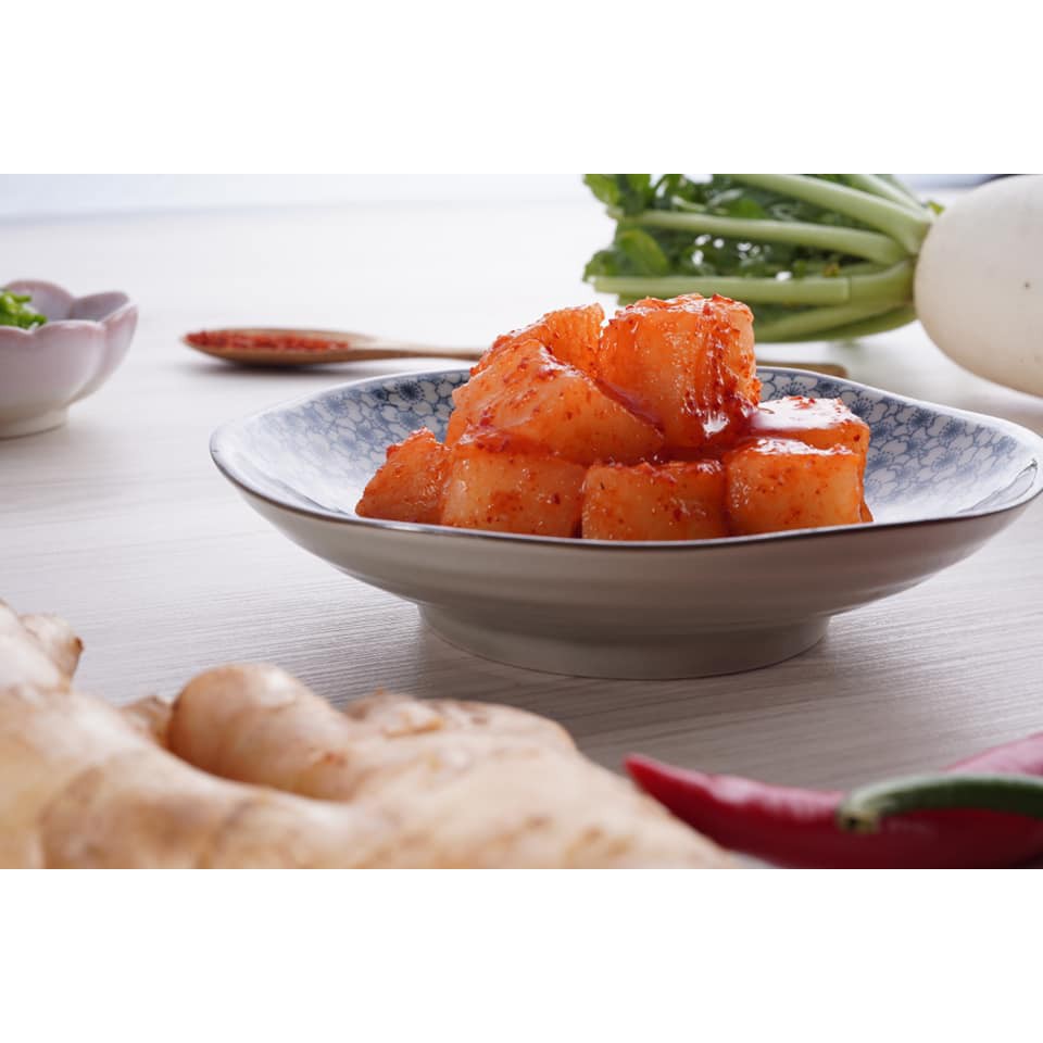 現貨 韓式手作蘿蔔切塊泡菜 600g/盒 道地韓國美食 原價179元，推廣價149元