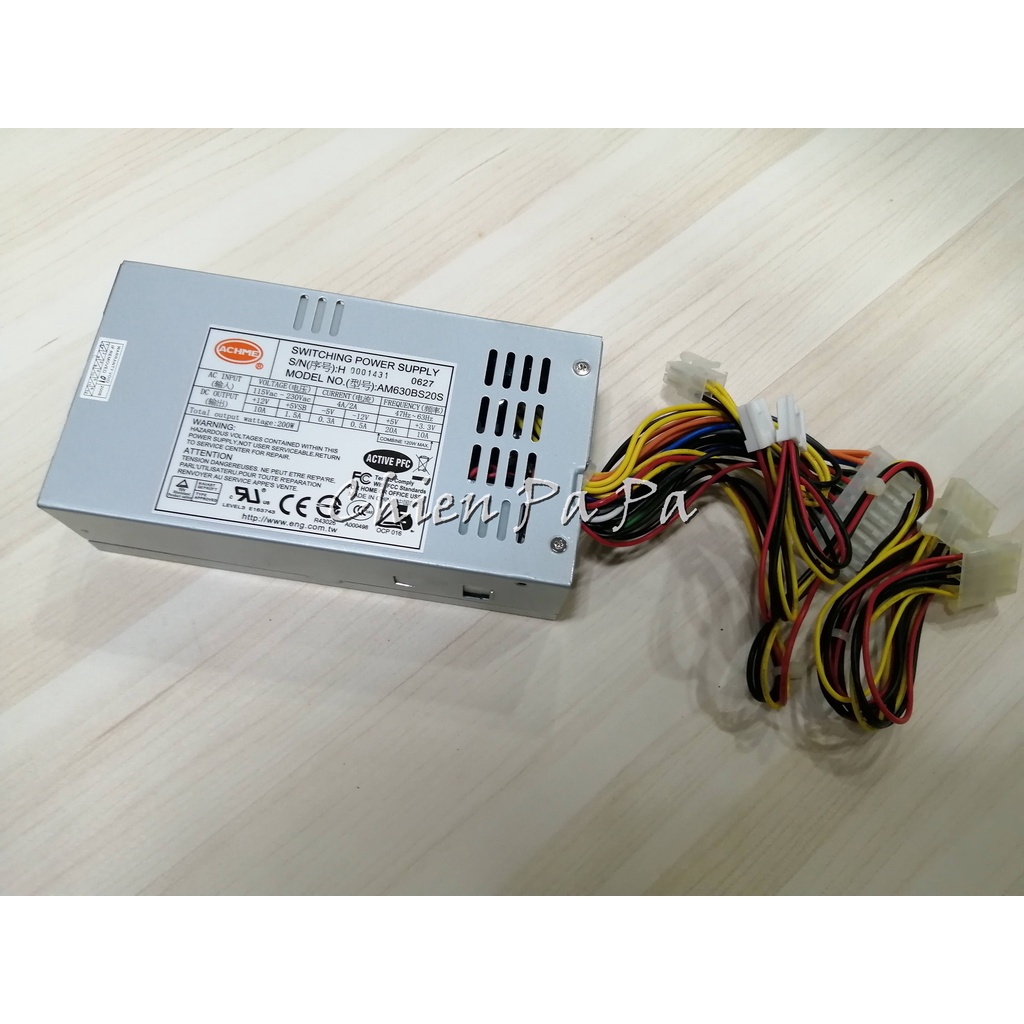 全新 ACHME 英格爾 200W 工業 伺服器 Flex ATX 1U 電源供應器 POWER AM630BS20S