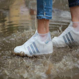 防雨鞋套 男女矽膠鞋套 防水雨天加厚防滑耐磨底 兒童戶外鞋套