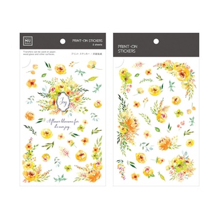 MU【Print-On Stickers轉印貼紙】No.143 | Rub-On Sticker