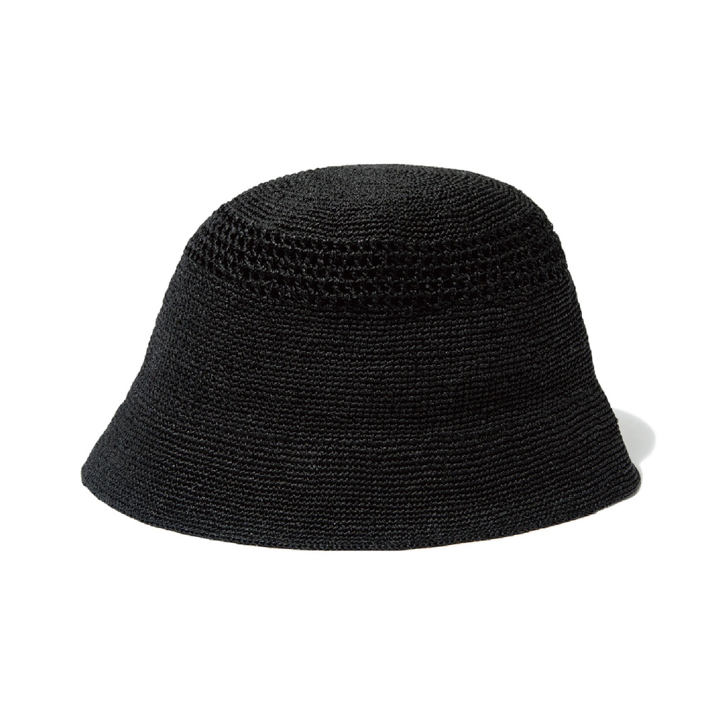 DEMARCOLAB DLD RAFFIA HAT (Black)