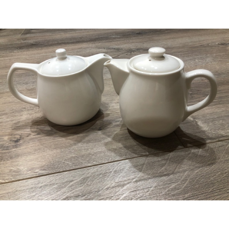 （二手）白色陶瓷奶茶壺
