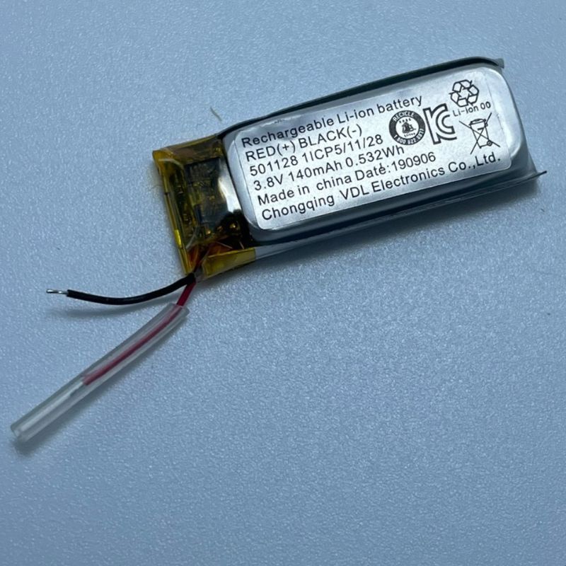 3.8V 140mah 501128 小 聚合物鋰電池 帶保護板