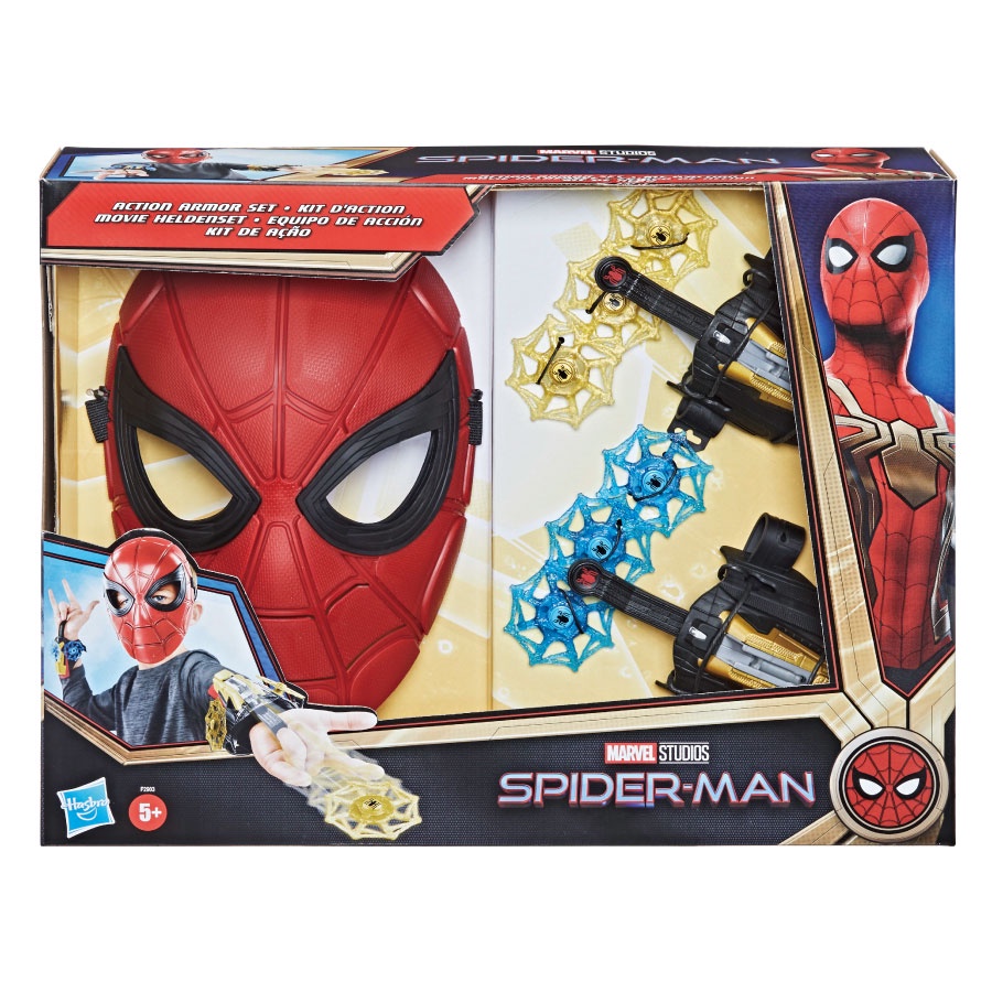 spider-man蜘蛛人	 漫威蜘蛛人3電影鋼鐵蜘蛛人角色扮演面具+發射器組 玩具反斗城