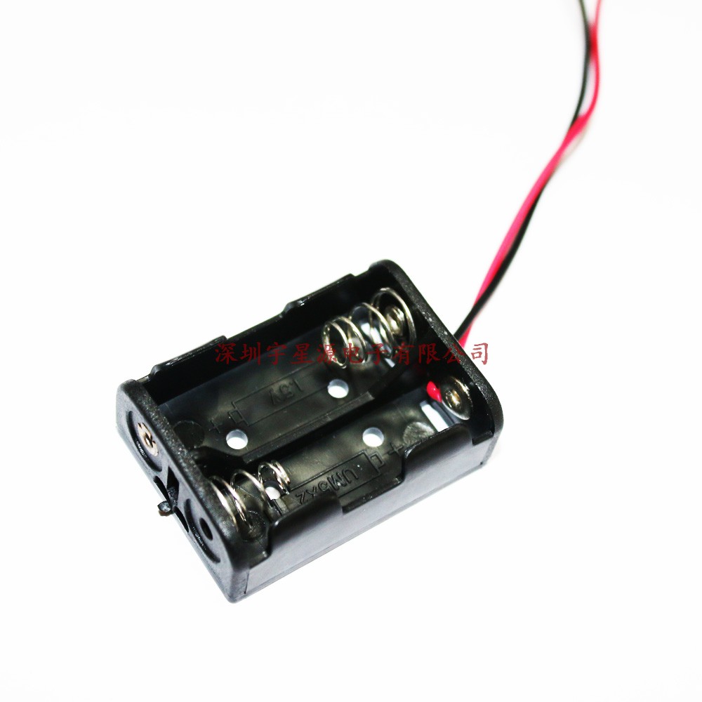 12V23A 2節串聯帶引線電池盒 24V電池盒LX1-N002電池座