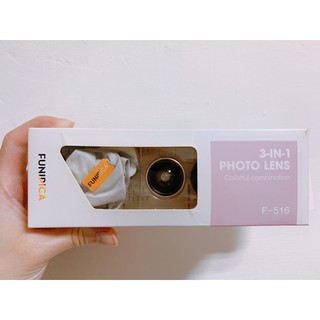 FUNIPICA 手機外接鏡頭 3-in-1 photo lens F-516
