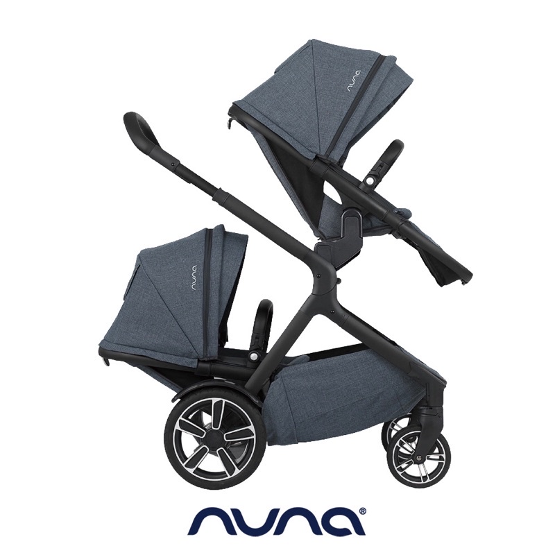Nuna Demi grow 雙人推車 雙胞胎 雙寶 含兩個座椅