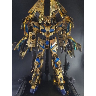 [需預約］（塗裝完成品）1/60 鳳凰 電鍍 PG 鳳凰 菲尼克斯 鋼彈 獨角獸 uc 不死鳥
