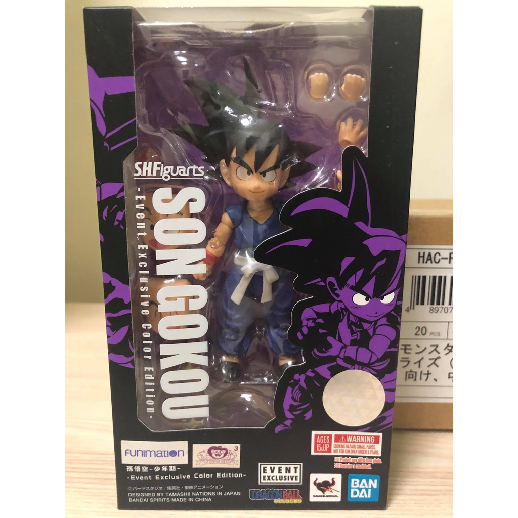 全新品現貨sdcc 19 七龍珠shf 孫悟空少年期小悟空不挑盒況 蝦皮購物