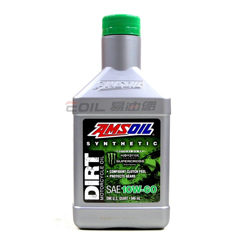 【易油網】AMSOIL DIRT 10W60 4T 機車用 合成機油 #DB60QT