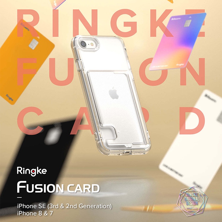 iPhone SE 2022 3 / 2 代 /8 /7 韓國 Ringke Fusion Card 卡片收納手機保護殼