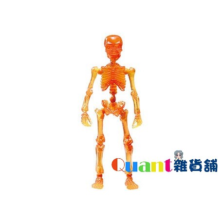 ∮Quant雜貨舖∮┌日本盒玩┐RE-MENT 骷髏 Pose Skeleton 療癒骷髏人 大人 03 #11 火焰色