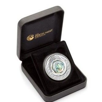 銀幣 紀念幣 澳洲 PERTH MINT ANALONE SHELL COIN 999 純銀精鑄加厚款