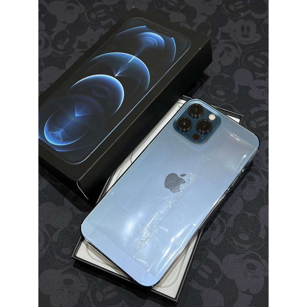（保固內）iPhone 12 pro max 太平洋藍 256G 原廠整新機 膜未撕未使用 （編號12PM624）