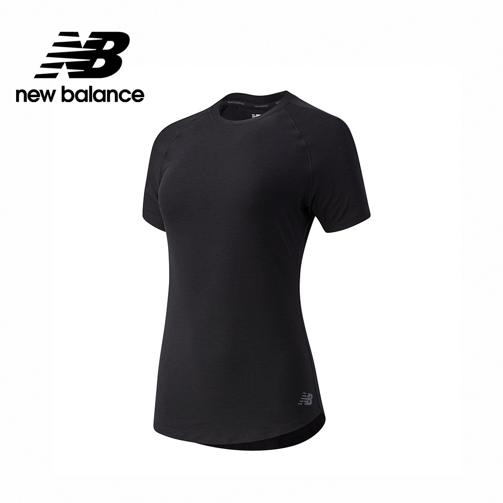 【New Balance】 NB 運動短袖上衣_女性_黑色_WT03153BKH (網路獨家款)