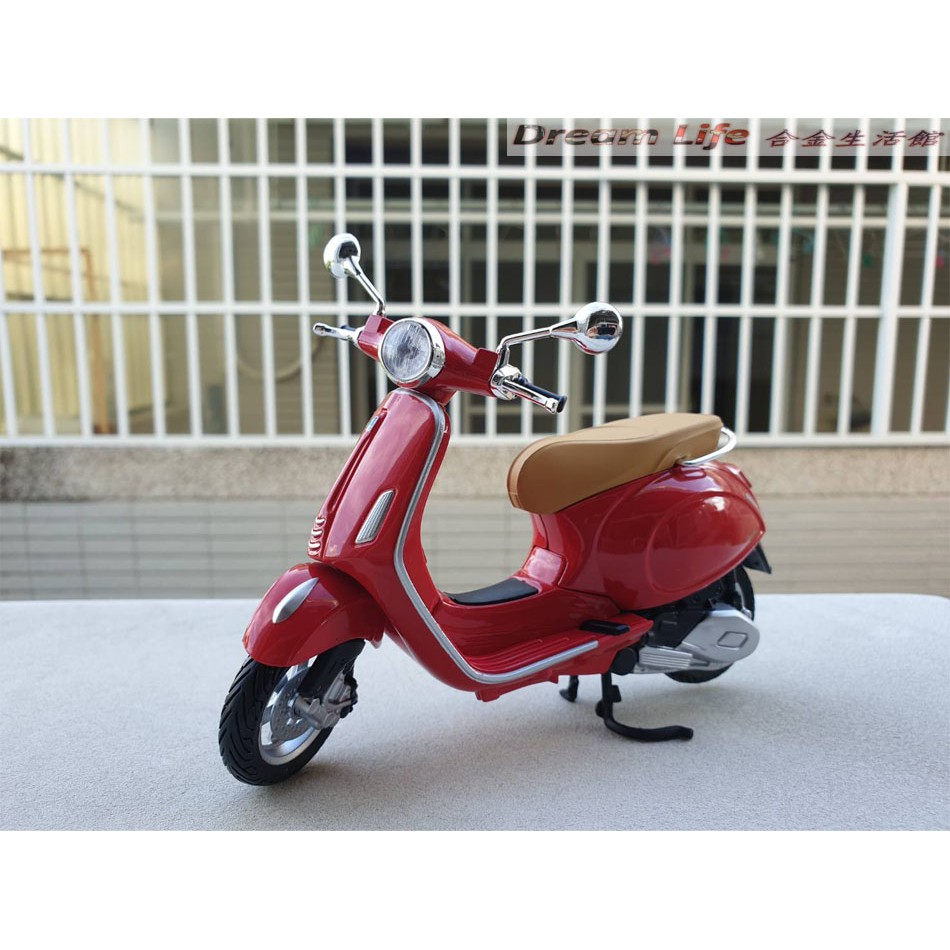 【Maisto 精品】1/12 Vespa 150 偉士牌 摩托車 全新品紅色~現貨特惠價~!!