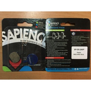 尚玲瓏百貨 sapience 智勝 半金屬油壓碟剎碟煞 煞車片/來令片 Hayes MX2 MX3 Sole
