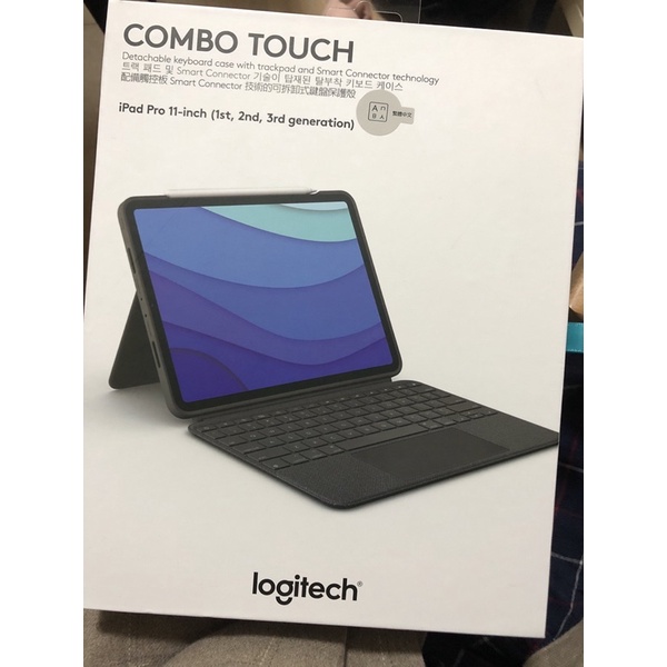 Logitech羅技 COMBO TOUCH 配備觸控板的背光鍵盤保護套-iPad Pro 11吋專用