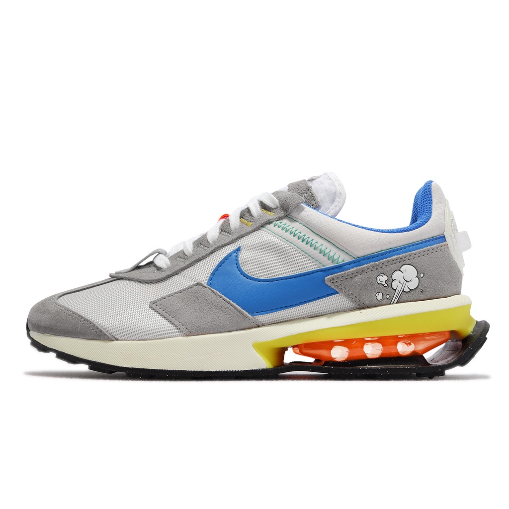 Nike 休閒鞋 Air Max Pre-Day 灰 白 藍 黃 氣墊 男鞋 運動鞋 【ACS】 DX6056-041