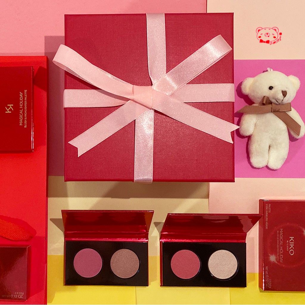 [現貨] KIKO 腮紅、高光雙色盤 Magical Holiday Blush&amp;Highlighter Palette