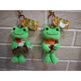 婕的店日本精品~日本帶回~pickles the frog夏威夷風青蛙玩偶吊飾