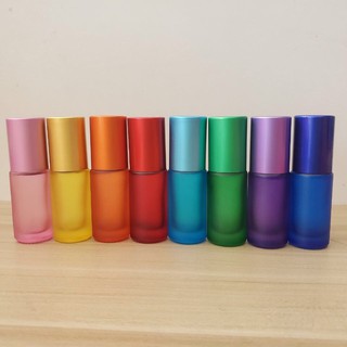 《可刷卡》磨砂滾珠瓶5mL滾珠瓶 彩色 加厚滾珠瓶 磨砂滾珠瓶 精油分裝/精油稀釋 好物