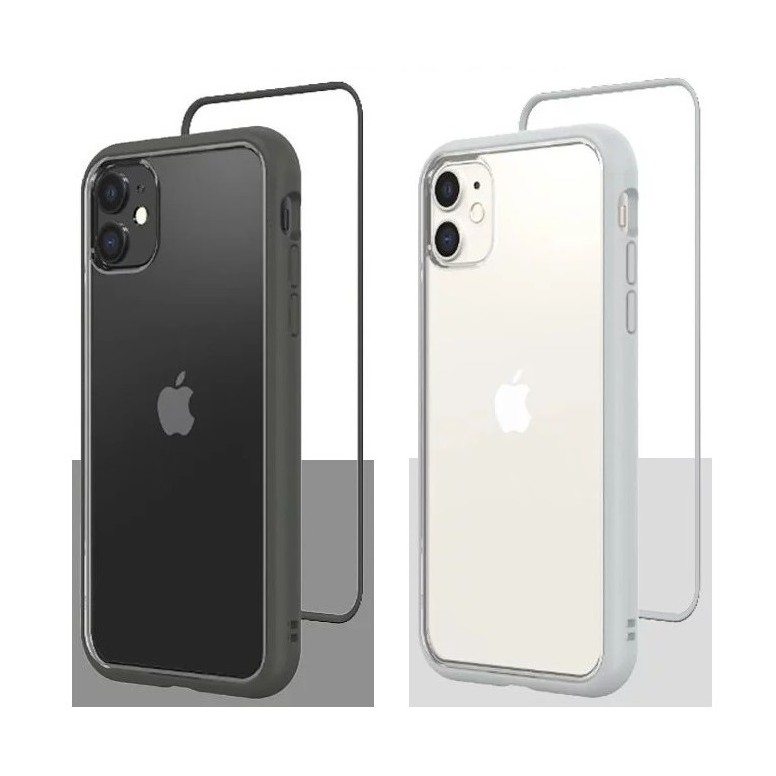犀牛盾 Iphone11 淺灰泥灰 6 1吋 邊框防摔手機殼mod Nx 犀牛盾手機殼贈背蓋 蝦皮購物