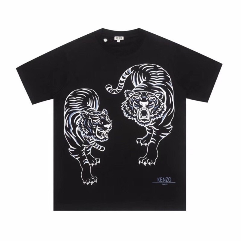 Kenzo 19ss TWIN TIGER T-SHIRT雙下山虎 限量短袖T恤 XS~XXL 黑白任選