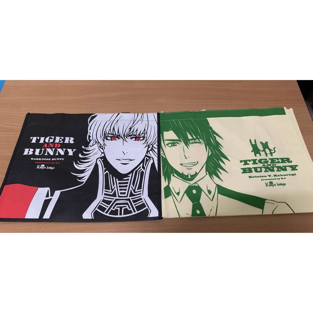 Tiger Bunny 同人周邊紙袋不織布提袋良子帝皇深藍店長阿文雙面環保袋虎徹虎叔巴納比 蝦皮購物
