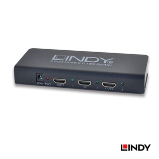 LINDY 林帝 38240 - HDMI2.0 UHD 18G 4K@60HZ 一進2出影像分配器 大洋國際電子